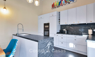 Lujosa villa de estilo mediterráneo en venta en una comunidad cerrada rodeada de naturaleza en Marbella - Benahavis 776501 
