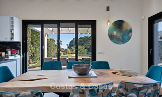 Lujosa villa de estilo mediterráneo en venta en una comunidad cerrada rodeada de naturaleza en Marbella - Benahavis 776502 