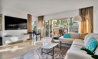 Lujoso apartamento en planta baja en venta, situado en la Nueva Milla de Oro entre Marbella y Estepona 776576 