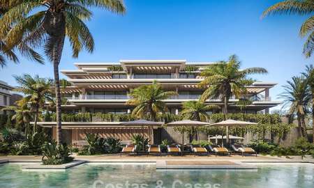 Apartamentos de obra nueva con diseño innovador en venta en la Nueva Milla de Oro entre Marbella y Estepona 776600