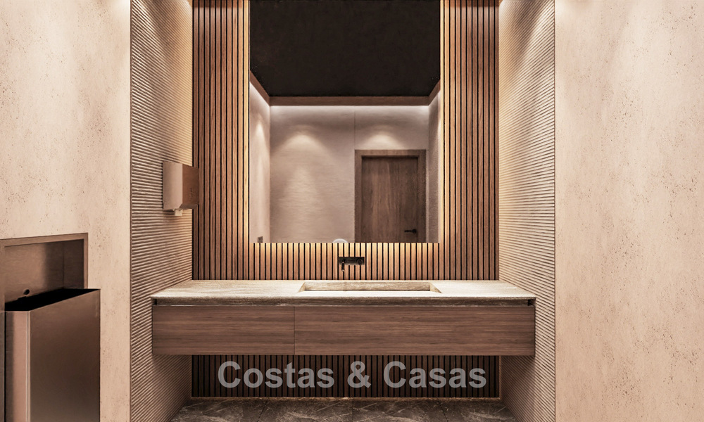 Apartamentos de obra nueva con diseño innovador en venta en la Nueva Milla de Oro entre Marbella y Estepona 776612