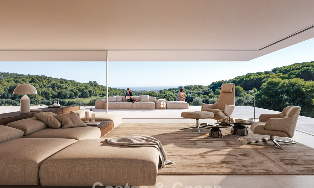 Espectacular obra maestra de diseño futurista en venta, en comunidad cerrada 24/7 de Sotogrande, Costa del Sol 776660