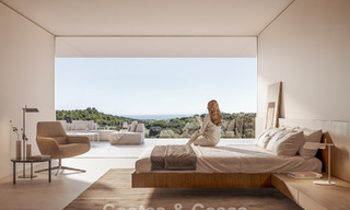 Espectacular obra maestra de diseño futurista en venta, en comunidad cerrada 24/7 de Sotogrande, Costa del Sol 776663 