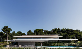 Espectacular obra maestra de diseño futurista en venta, en comunidad cerrada 24/7 de Sotogrande, Costa del Sol 776667 