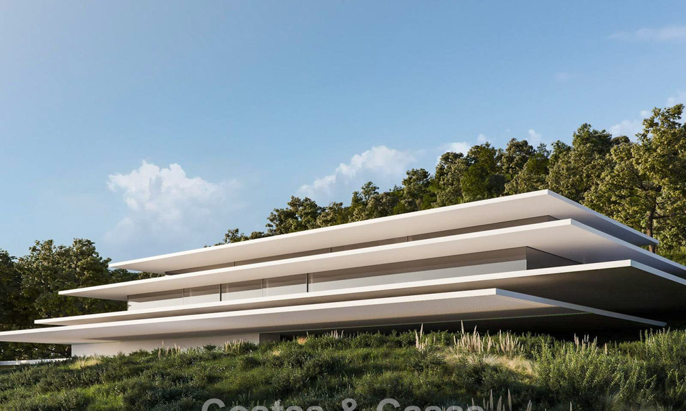 Espectacular obra maestra de diseño futurista en venta, en comunidad cerrada 24/7 de Sotogrande, Costa del Sol 776668