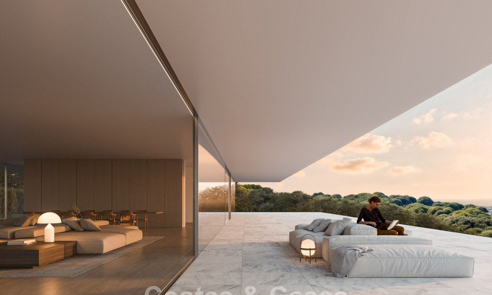 Espectacular obra maestra de diseño futurista en venta, en comunidad cerrada 24/7 de Sotogrande, Costa del Sol 776671
