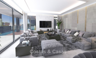 Proyecto con villa de lujo de diseño, en venta en una de las zonas más cotizadas de Fuengirola, Costa del Sol 776736 