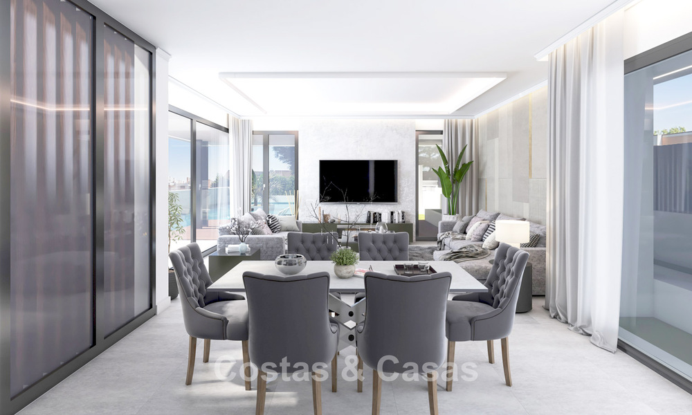 Proyecto con villa de lujo de diseño, en venta en una de las zonas más cotizadas de Fuengirola, Costa del Sol 776746