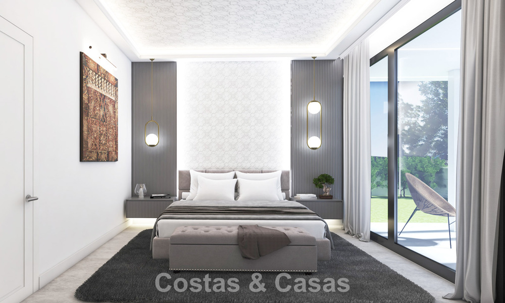 Proyecto con villa de lujo de diseño, en venta en una de las zonas más cotizadas de Fuengirola, Costa del Sol 776765
