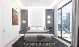 Proyecto con villa de lujo de diseño, en venta en una de las zonas más cotizadas de Fuengirola, Costa del Sol 776765 