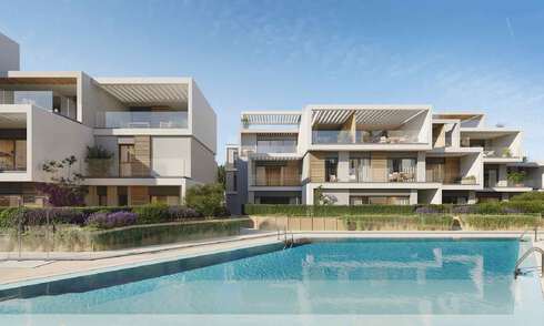 Elegantes apartamentos de nueva construcción en venta a poca distancia de todos los servicios y de la playa en Nueva Andalucía, Marbella 776783