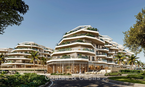Nuevo en el mercado. Elegantes apartamentos boutique en venta cerca de los servicios en Mijas Costa, Costa del Sol 776810