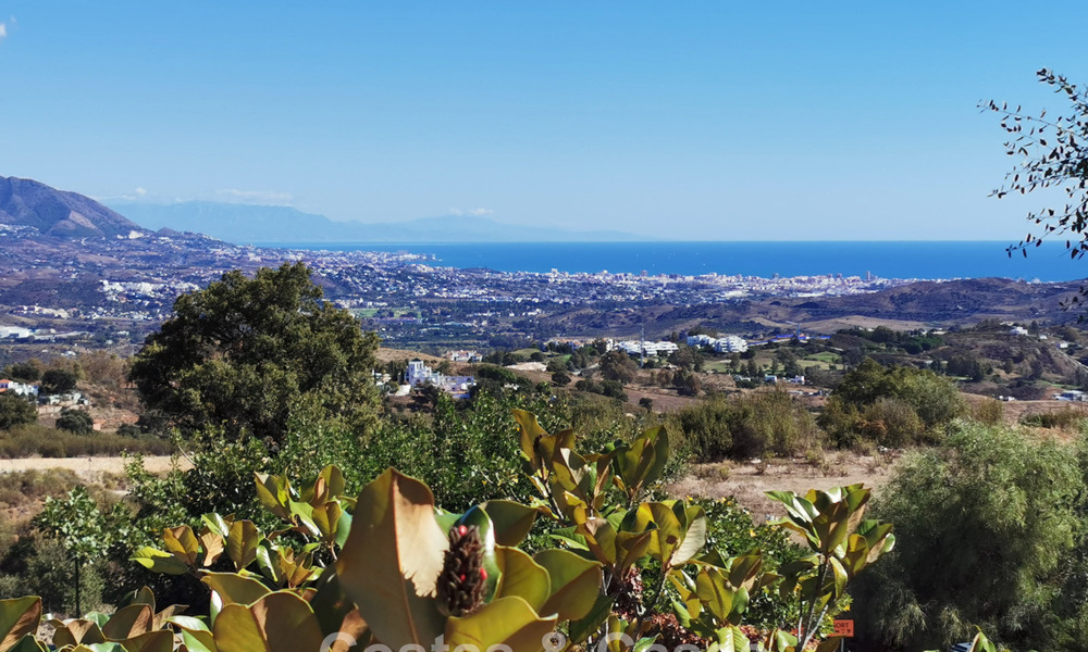 Villa estilo hacienda española con vistas espectaculares en venta en un entorno natural al este del centro de Marbella 776918