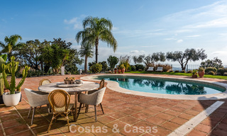 Villa estilo hacienda española con vistas espectaculares en venta en un entorno natural al este del centro de Marbella 776930 