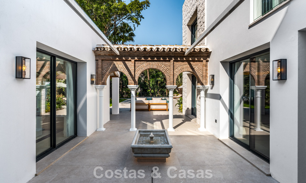 Villa contemporánea de lujo andaluz en venta rodeada de campos de golf en Nueva Andalucía, Marbella 776943