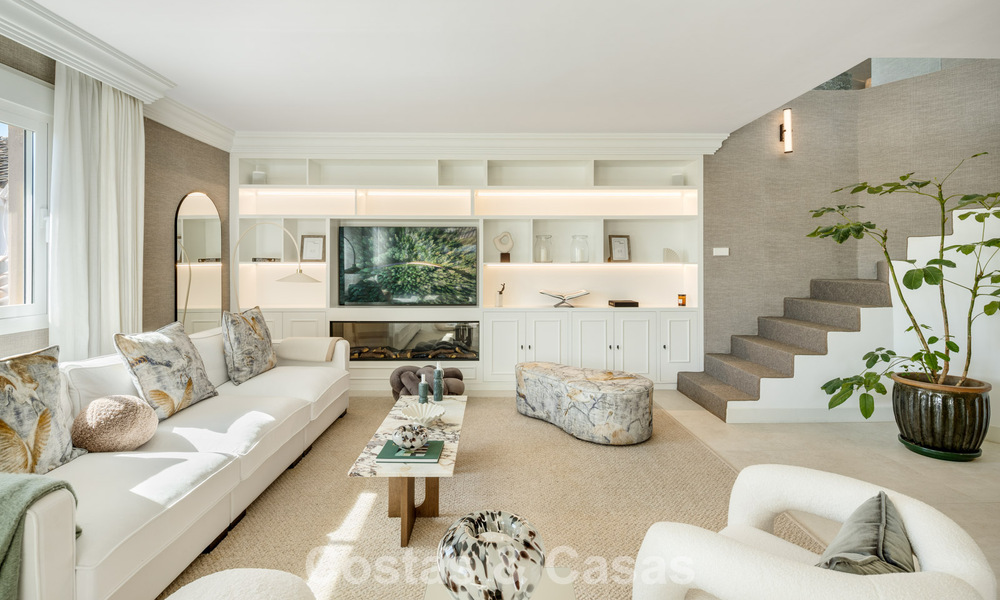 Ático dúplex listo para entrar a vivir en venta en una urbanización con seguridad las 24 horas en la Milla de Oro de Marbella 777105