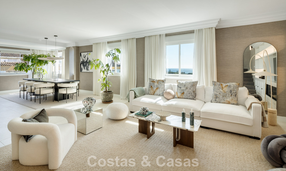 Ático dúplex listo para entrar a vivir en venta en una urbanización con seguridad las 24 horas en la Milla de Oro de Marbella 777108
