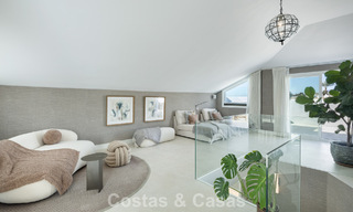 Ático dúplex listo para entrar a vivir en venta en una urbanización con seguridad las 24 horas en la Milla de Oro de Marbella 777118 