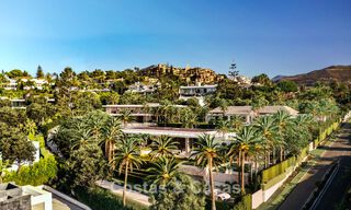 Parcela edificable + proyecto de construcción innovador en venta en el valle del golf de Nueva Andalucía, Marbella 777424 