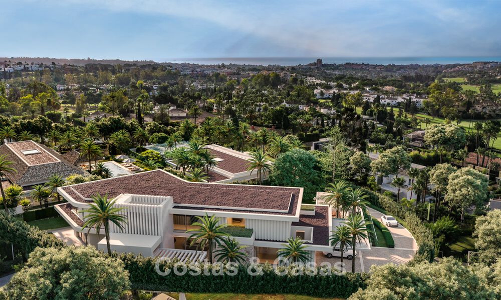 Parcela edificable + proyecto de construcción innovador en venta en el valle del golf de Nueva Andalucía, Marbella 777425