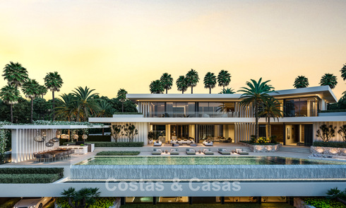 Parcela edificable + proyecto de construcción innovador en venta en el valle del golf de Nueva Andalucía, Marbella 777426