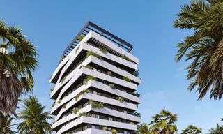6 lujosos áticos dúplex con vistas abiertas al mar en venta directamente en el paseo marítimo de Málaga centro 777524 