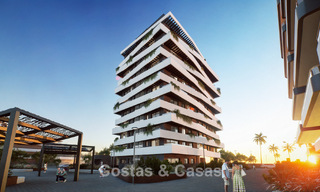 6 lujosos áticos dúplex con vistas abiertas al mar en venta directamente en el paseo marítimo de Málaga centro 777532 