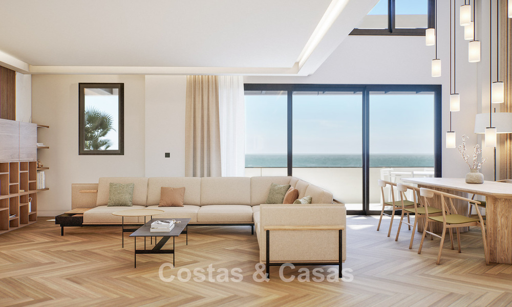 6 lujosos áticos dúplex con vistas abiertas al mar en venta directamente en el paseo marítimo de Málaga centro 777560