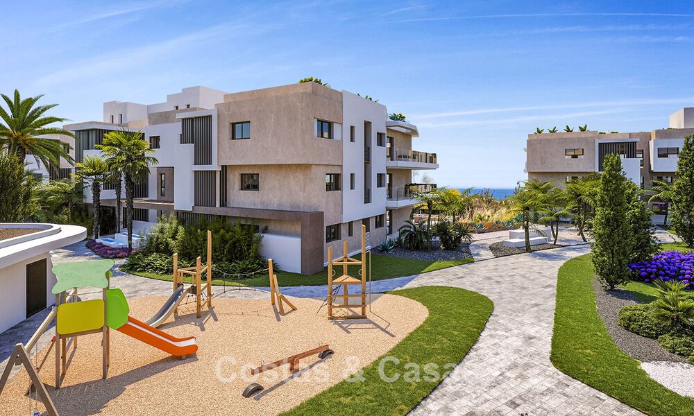 Proyecto de modernos apartamentos y villas adosadas en venta en la Nueva Milla de Oro entre Marbella y Estepona 777398