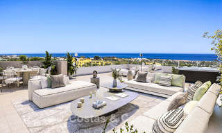 Proyecto de modernos apartamentos y villas adosadas en venta en la Nueva Milla de Oro entre Marbella y Estepona 777400 