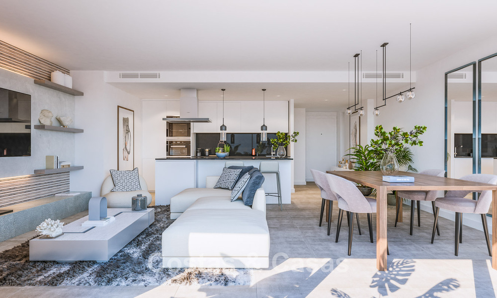 Ático listo para entrar a vivir con vistas al mar en venta en la Nueva Milla de Oro entre Marbella y Estepona 777672