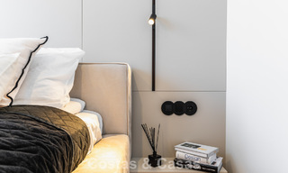 Villa adosada de diseño modernista con vistas al mar en venta en un complejo turístico líder en Mijas Costa, Costa del Sol 777850 