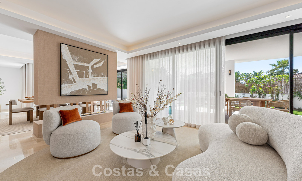 Prestigiosa villa de lujo renovada de estilo tradicional en venta en una tranquila zona residencial de Nueva Andalucía, Marbella 778145