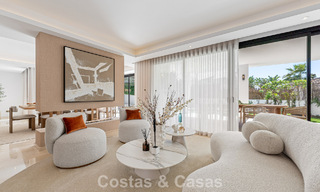 Prestigiosa villa de lujo renovada de estilo tradicional en venta en una tranquila zona residencial de Nueva Andalucía, Marbella 778145 