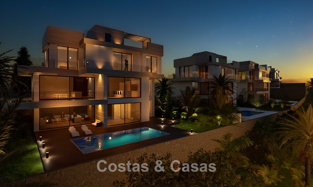 Nuevo lanzamiento. 14 sofisticadas villas de lujo con vistas al mar en venta en el campo de golf al oeste del centro de Estepona 778026