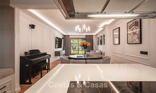 Apartamento con jardín de 3 dormitorios completamente renovado en venta en un complejo de lujo en Marbella - Benahavis 778541 