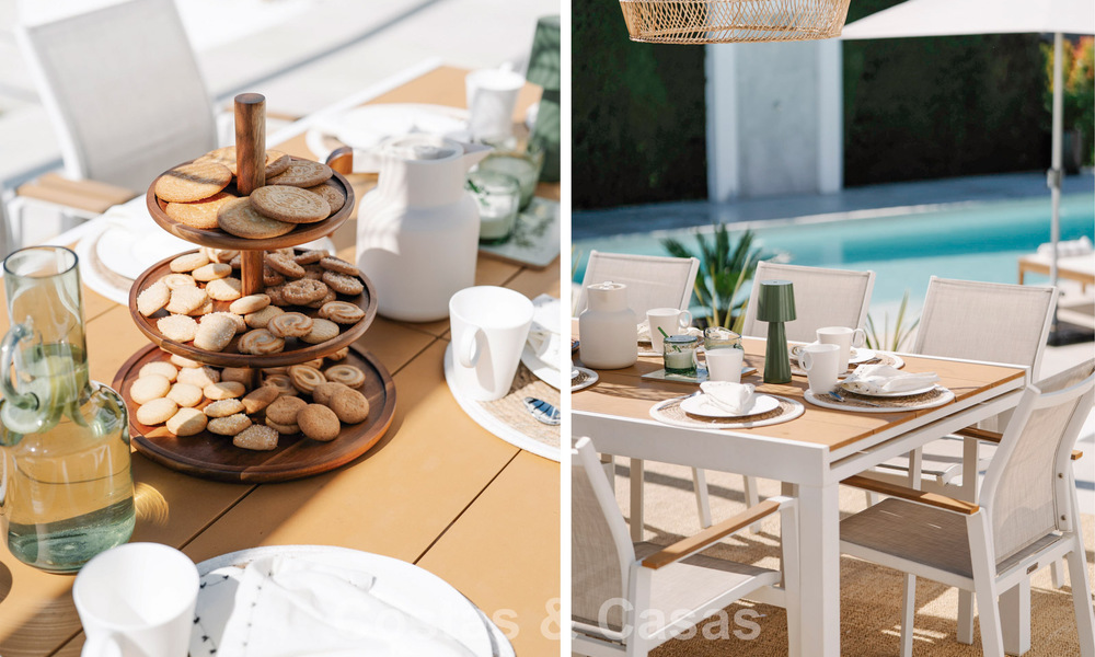 Villa reformada en venta en estilo arquitectónico andaluz moderno en Nueva Andalucía, Marbella 778561