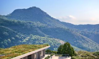 Innovadora villa de diseño en venta, enclavada en un entorno natural, en urbanización cerrada de Marbella - Benahavis 778575 