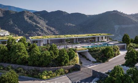 Innovadora villa de diseño en venta, enclavada en un entorno natural, en urbanización cerrada de Marbella - Benahavis 778576