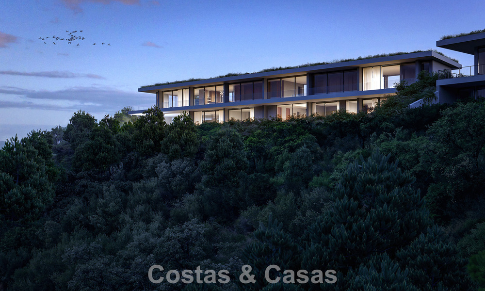 Innovadora villa de diseño en venta, enclavada en un entorno natural, en urbanización cerrada de Marbella - Benahavis 778577