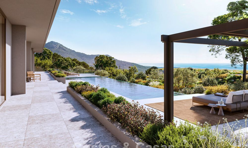 Innovadora villa de diseño en venta, enclavada en un entorno natural, en urbanización cerrada de Marbella - Benahavis 778578