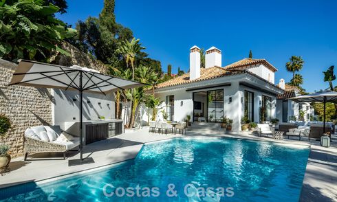 Impresionante villa de lujo en venta de arquitectura mediterránea contemporánea en un resort de golf, Marbella - Benahavis 778434
