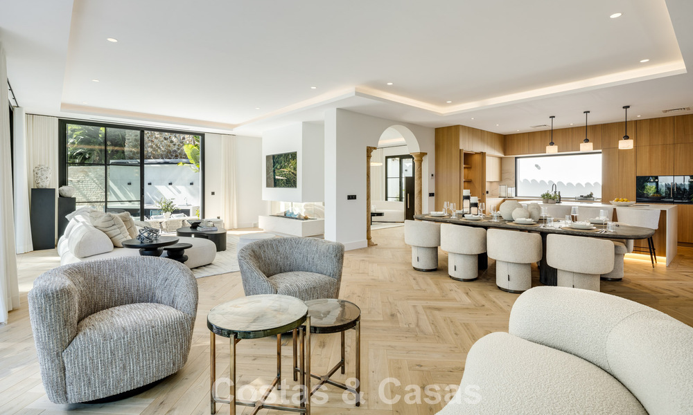 Impresionante villa de lujo en venta de arquitectura mediterránea contemporánea en un resort de golf, Marbella - Benahavis 778437