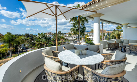Ático dúplex reformado de primera clase en venta en un complejo de lujo cerrado en la codiciada Milla de Oro de Marbella 778658
