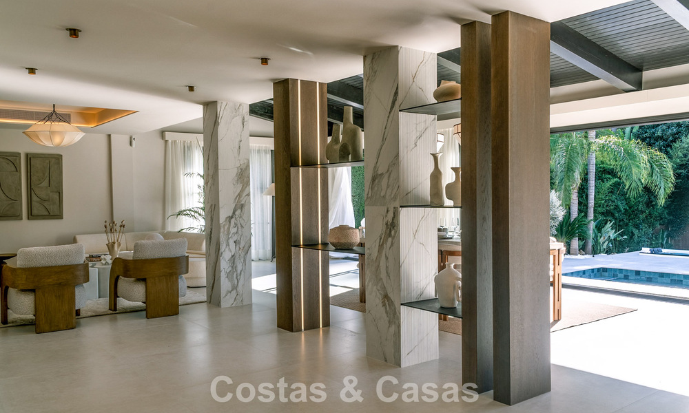 Villa de lujo contemporánea renovada y lista para entrar a vivir en venta en el corazón del Valle del Golf de Nueva Andalucía, Marbella 778835