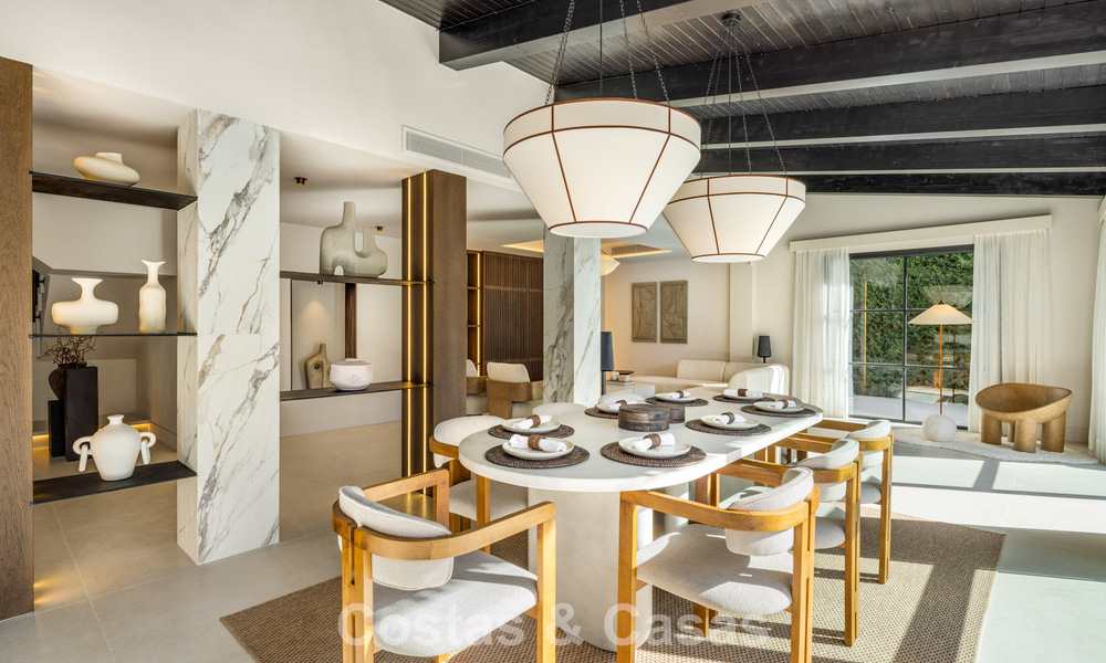 Villa de lujo contemporánea renovada y lista para entrar a vivir en venta en el corazón del Valle del Golf de Nueva Andalucía, Marbella 796784