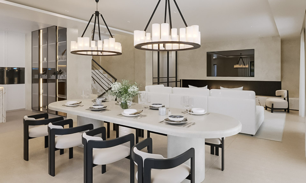 Proyecto de reforma: villa de lujo en venta con diseño moderno-mediterráneo y vistas al mar en Nueva Andalucía, Marbella 779070