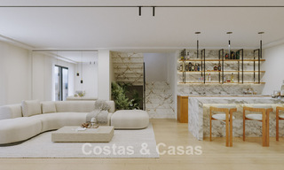 Proyecto de reforma: villa de lujo en venta con diseño moderno-mediterráneo y vistas al mar en Nueva Andalucía, Marbella 779071 
