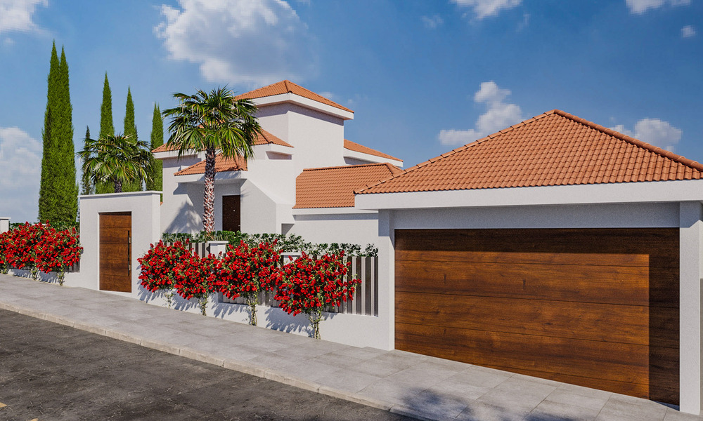Proyecto de reforma: villa de lujo en venta con diseño moderno-mediterráneo y vistas al mar en Nueva Andalucía, Marbella 779072