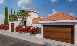 Proyecto de reforma: villa de lujo en venta con diseño moderno-mediterráneo y vistas al mar en Nueva Andalucía, Marbella 779072 